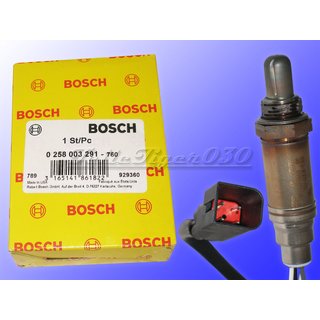 0 258 003 291 BOSCH LAMBDASONDE PASSEND FR FORD ESCORT IV FIESTA III GRANADA 89FB9F472AA