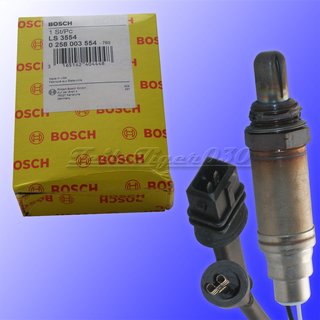 0 258 003 554  BOSCH LAMBDASONDE PASSEND FR AUDI 100 S4 V8 quattro MAZDA 626 III GD 929 III 077906265 C