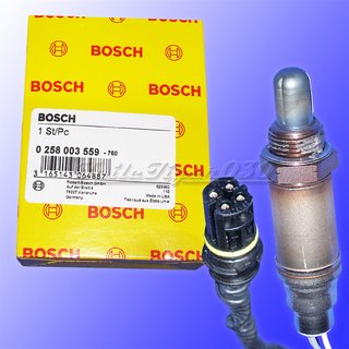 0258003559BOSCH LAMBDASONDE VOR KAT PASSEND FR E36 318is E46 316 i E39 735i E38 11781247406