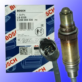 0 258 005 335  BOSCH LAMBDASONDE  PASSEND FR BOSCH BMW NACH KAT E53 X5 4.4 ZYL.5-8 11787524530