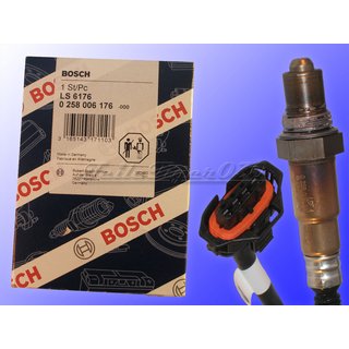 0 258 006 176 BOSCH LAMBDASONDE VOR KAT PASSEND FR OPEL AGILA A OMEGA B 855362