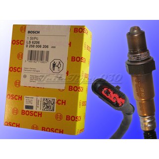 0 258 006 206 BOSCH LAMBDASONDE PASSEND FR ALFA ROMEO 147 166  FIAT 500 BRAVA 46750245