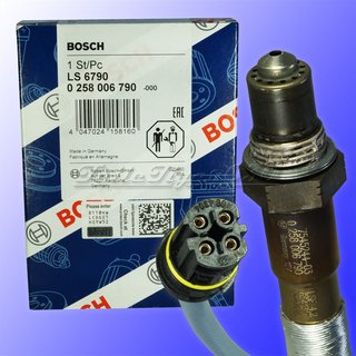 0 258 006 790 BOSCH LAMBDASONDE  NACH KAT PASSEND FRBMW 5er E60 523i 11787545244