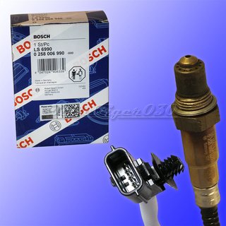 0 258 006 990 BOSCH LAMBDASONDE PASSEND FÜR DACIA...