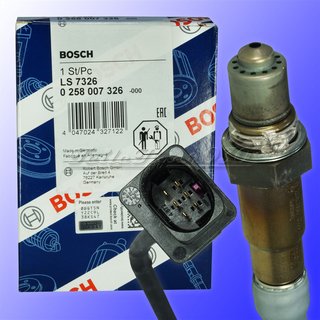 0 258 007 326 BOSCH LAMBDASONDE PASSEND FR AUDI A6 S6 quattro R8 4.2FSI quattro 07L906262H