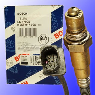 0 258 017 025 BOSCH LAMBDASONDE PASSEND FR FUER HOLZVERGASERKESSEL LS17025 LSU-4.9