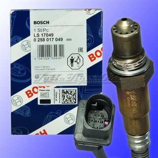 0 258 017 049 BOSCH LAMBDASONDE PASSEND FR BMW 3er E90 320i  1er E81 E87 120i 11787539123