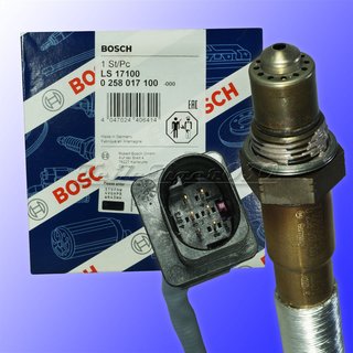 0 258 017 100 BOSCH LAMBDASONDE PASSEND FR BMW 1er E81 E 87 3er E90 11787558054