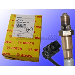 0 258 017 241 BOSCH LAMBDASONDE PASSEND FR AUDI A3 8P1 SKODA 1Z5 VW EOS GOLF JETTA PASSAT