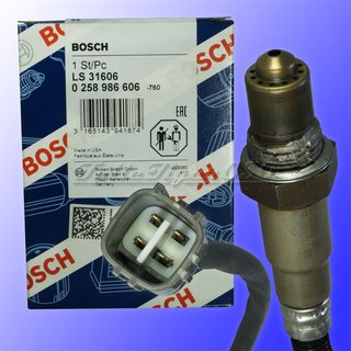 0 258 986 606 BOSCH LAMBDASONDE PASSEND FR TOYOTA YARIS PRIUS 89465-60200