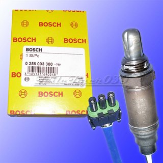 0 258 003 300 BOSCH LAMBDASONDE PASSEND FR OPEL VECTRA A SENATOR B C30SE C26NE  855327