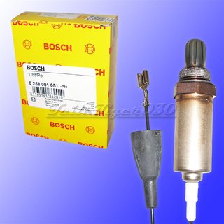 0 258 001 051 BOSCH LAMBDASONDE PASSEND FR GOLF II PASSAT 1 POLIG REGELSONDE